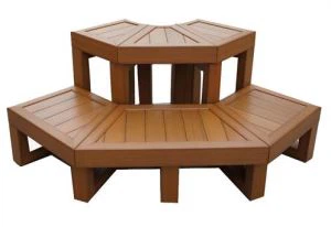 Konfigurowalna drabinka spa z litego drewna